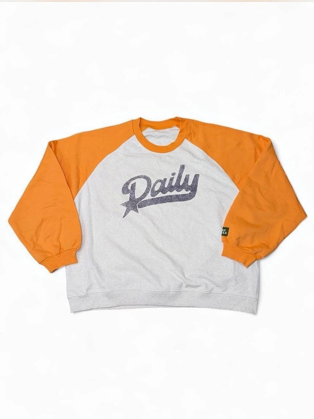 Daily Drills Fleece Raglan Americana Crew in Tajin - M/L